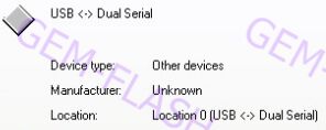 ��� ��� �������� ����� �� ���� usb<=>dual serial